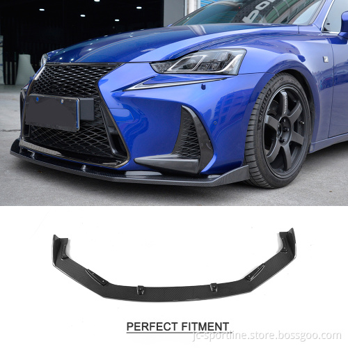 CAD Design Carbon Fiber Car Front Lip for LEXUS IS300/IS350 F Sport 2017-2018
